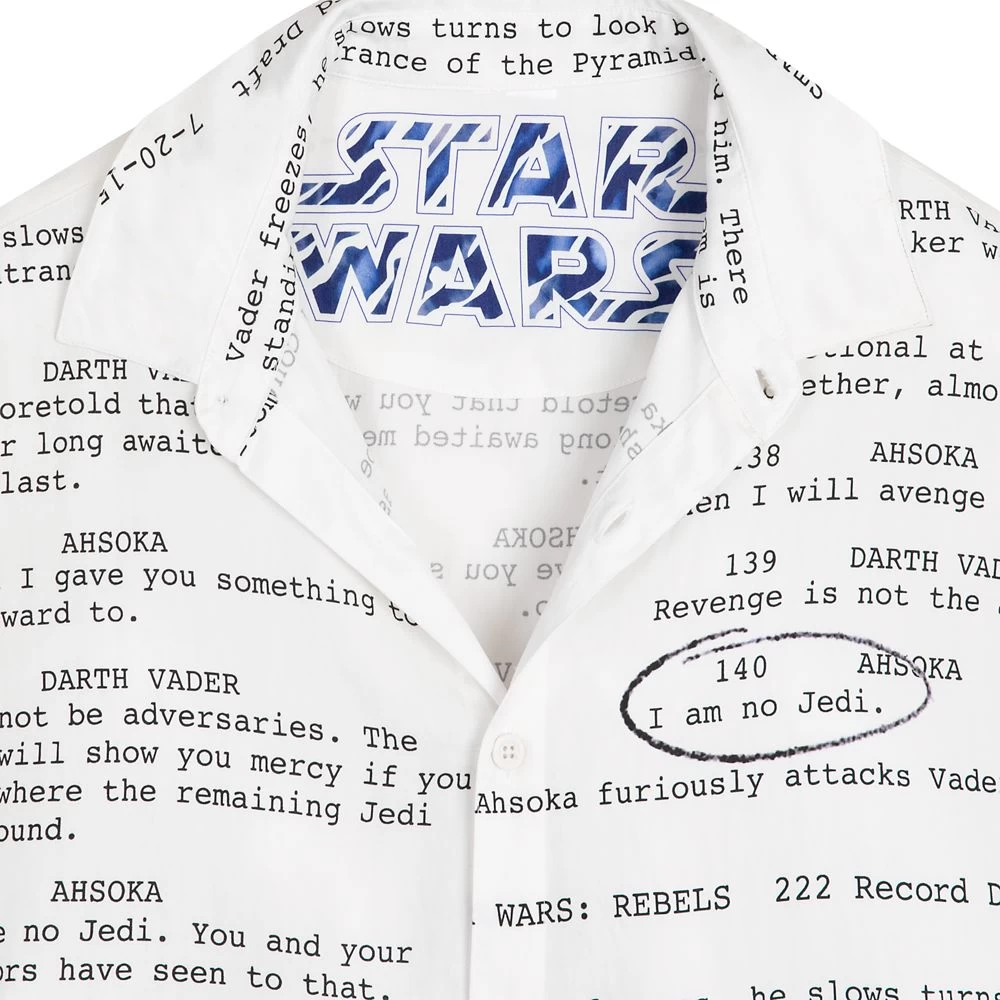 Disney Ahsoka Tano Woven Shirt For Adults By Ashley Eckstein – Star Wars 3 Disney Ahsoka Tano Woven Shirt For Adults By Ashley Eckstein – Star Wars - Image 3