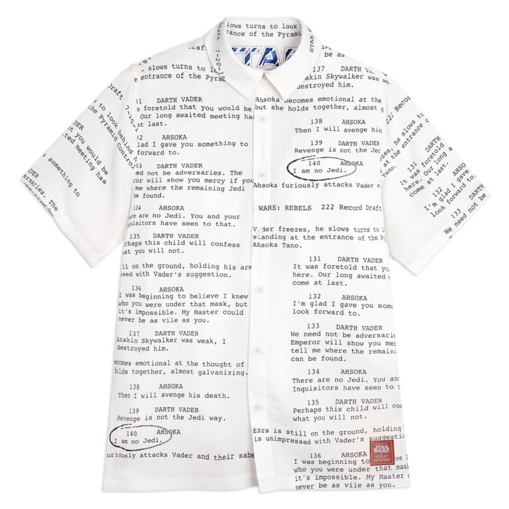 Disney Ahsoka Tano Woven Shirt For Adults By Ashley Eckstein – Star Wars 1 Disney Ahsoka Tano Woven Shirt For Adults By Ashley Eckstein – Star Wars