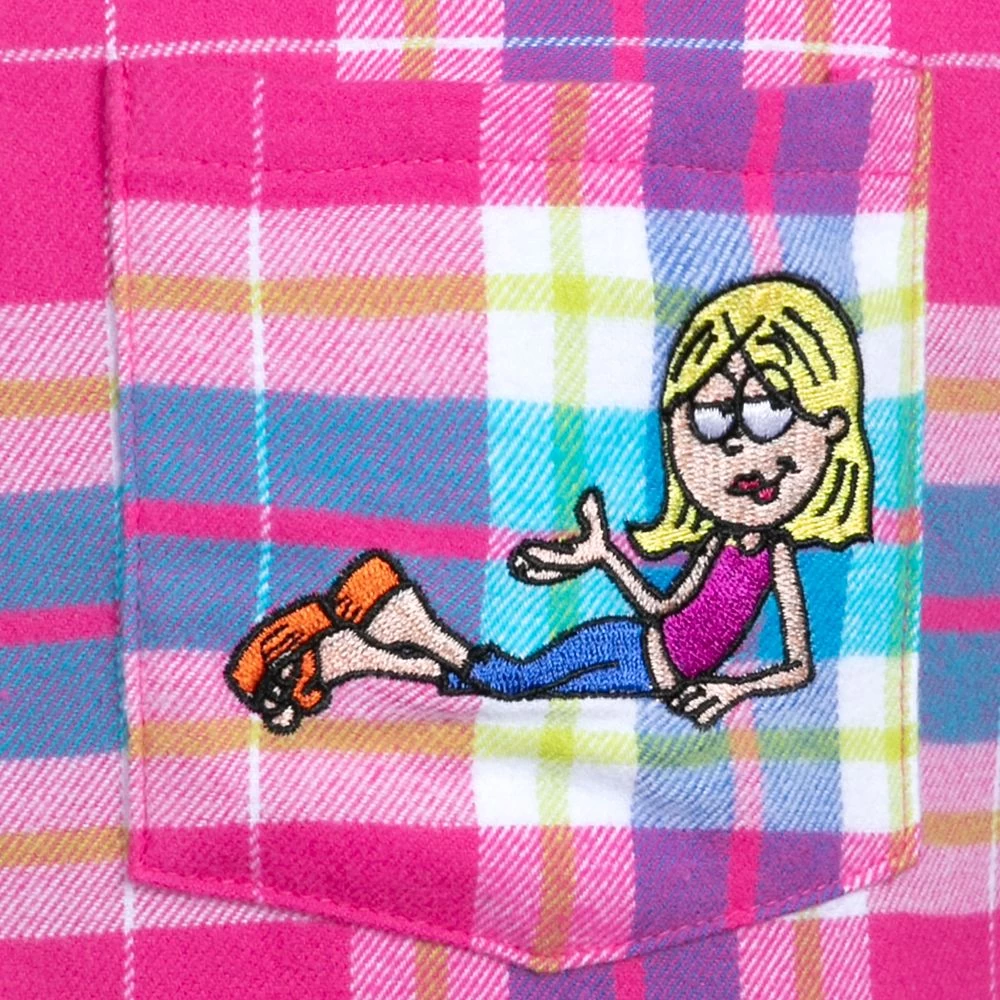 Disney Lizzie McGuire Flannel Shirt For Adults By Cakeworthy 3 Disney Lizzie McGuire Flannel Shirt For Adults By Cakeworthy - Image 3