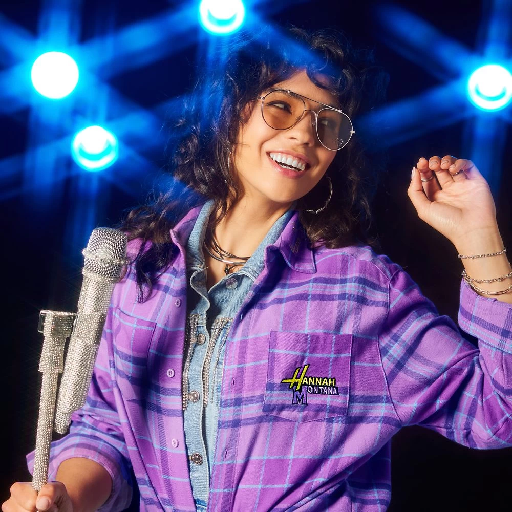 Disney Hannah Montana Flannel Shirt For Adults By Cakeworthy 2 Disney Hannah Montana Flannel Shirt For Adults By Cakeworthy - Image 2