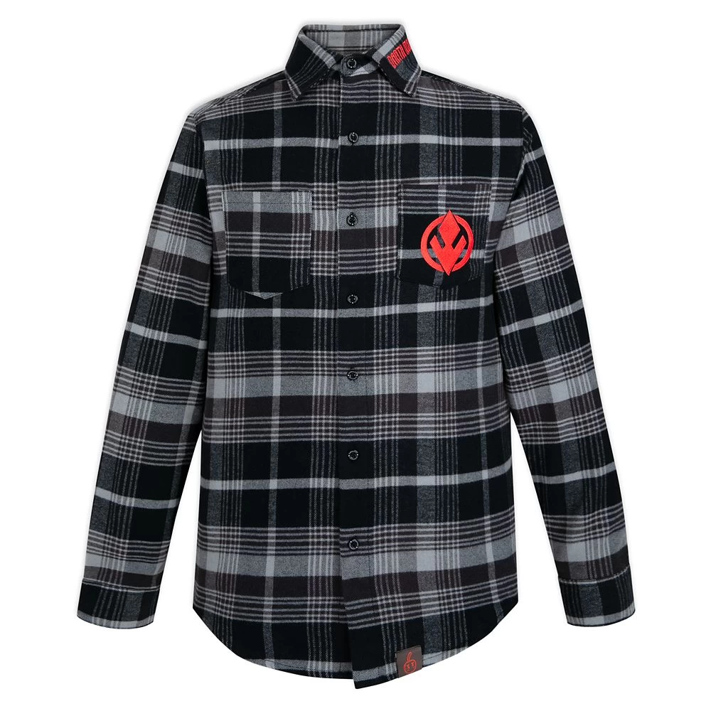 Disney Darth Maul Flannel Shirt For Adults By Cakeworthy – Star Wars: Episode 1 – The Phantom Menace 3 Disney Darth Maul Flannel Shirt For Adults By Cakeworthy – Star Wars: Episode 1 – The Phantom Menace - Image 3