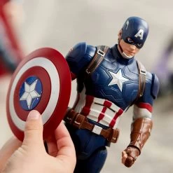 Disney Captain America Talking Action Figure 18 Disney Captain America Talking Action Figure -Fashion Clothing Store 6101047624063 7