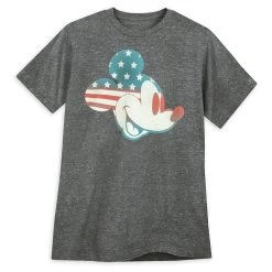 Disney Mickey Mouse Americana Flag T-Shirt For Adults