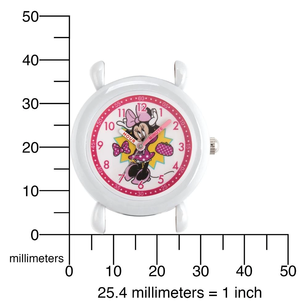 Disney Minnie Mouse Pink Time Teacher Watch For Kids 5 Disney Minnie Mouse Pink Time Teacher Watch For Kids - Image 5