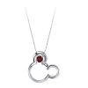 Disney Mickey Mouse January Birthstone Necklace For Women – Garnet