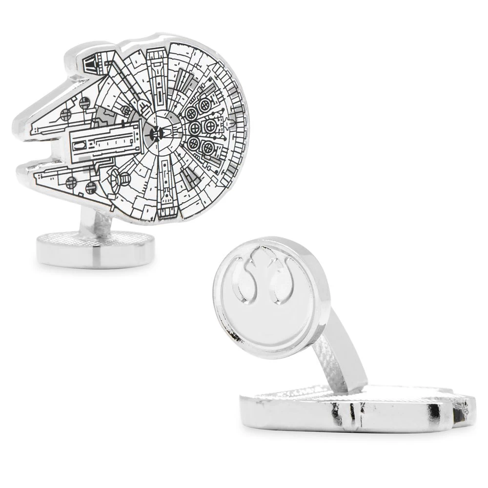 Disney Millennium Falcon Blueprint Cufflinks – Star Wars 1 Disney Millennium Falcon Blueprint Cufflinks – Star Wars