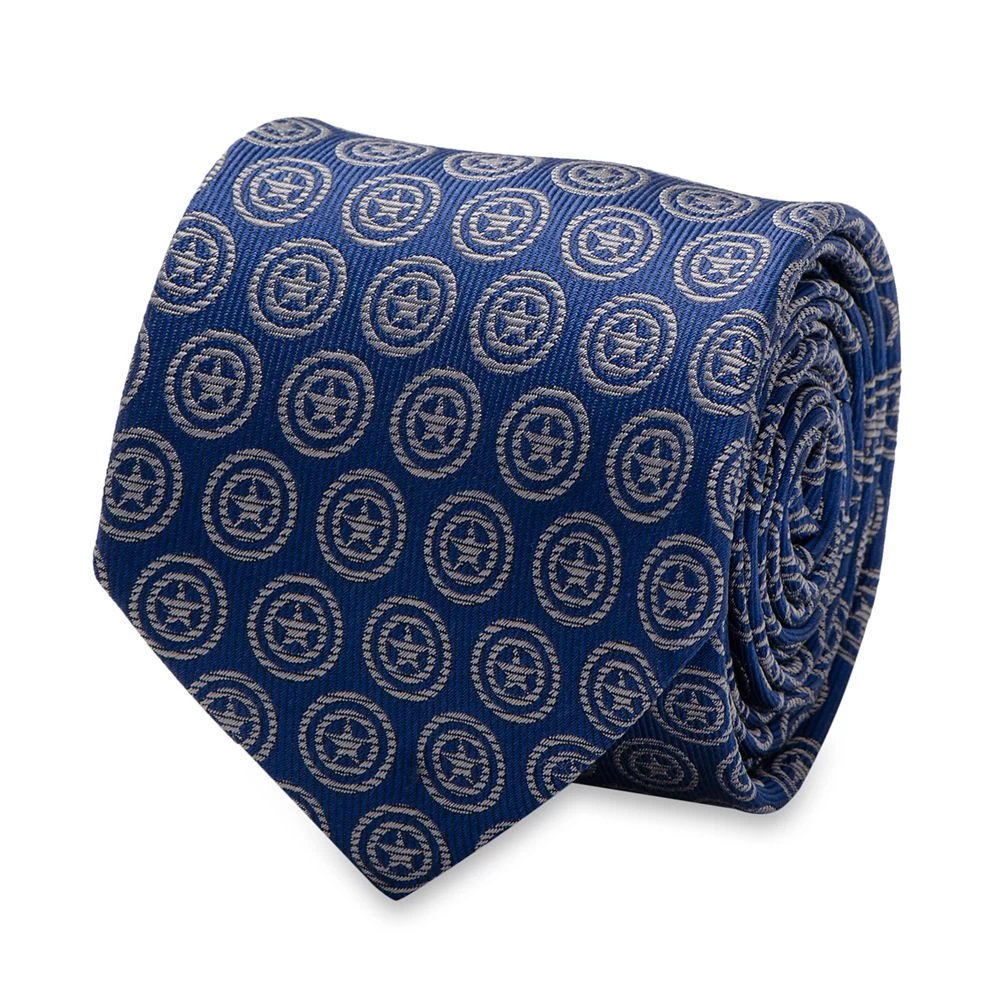 Disney Captain America Shield Silk Tie For Adults 2 Disney Captain America Shield Silk Tie For Adults - Image 2