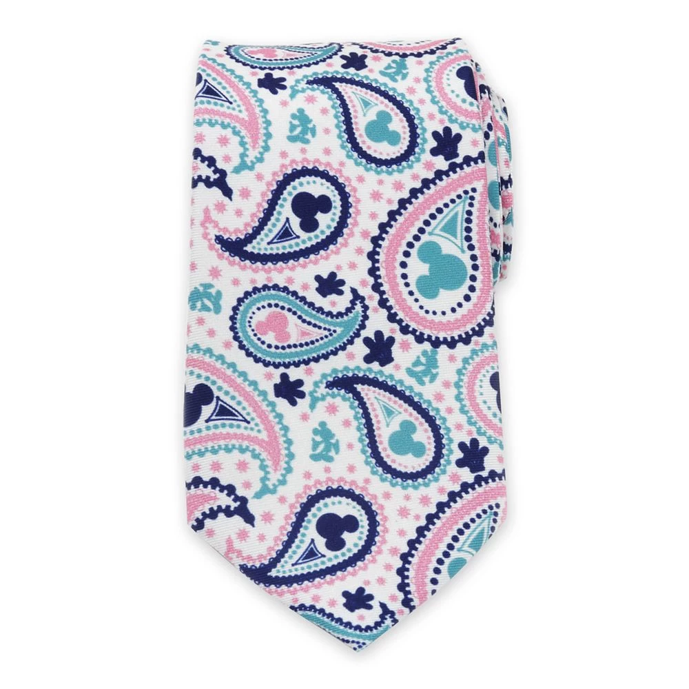 Disney Mickey Mouse Paisley Silk Tie For Adults 1 Disney Mickey Mouse Paisley Silk Tie For Adults