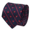 Disney Mickey Mouse Icon Navy Pinstripe Tie For Men