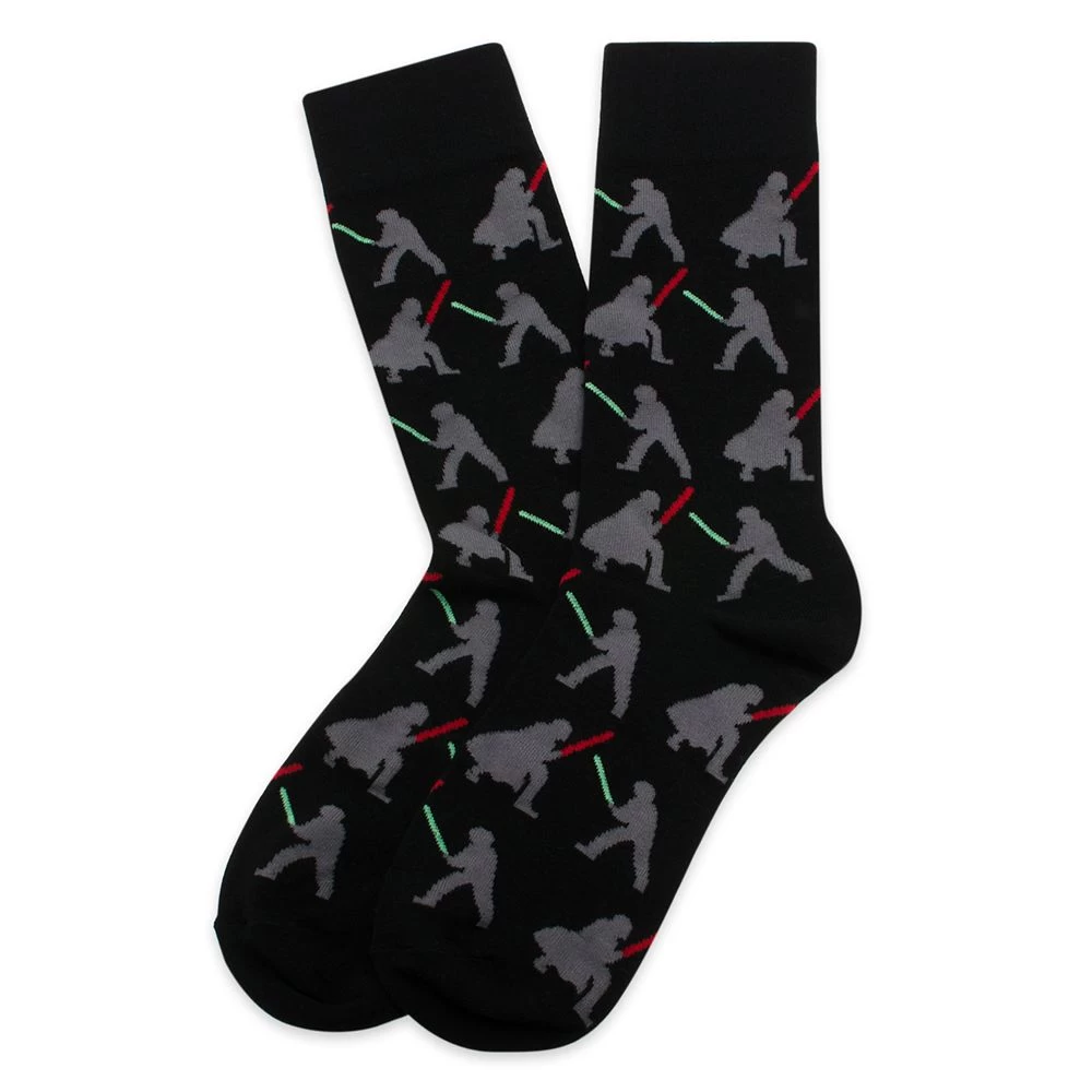 Disney Darth Vader Vs. Luke Skywalker Socks For Adults – Star Wars 2 Disney Darth Vader Vs. Luke Skywalker Socks For Adults – Star Wars - Image 2