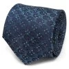 Disney Millennium Falcon Dot Blue Silk Tie For Adults – Star Wars
