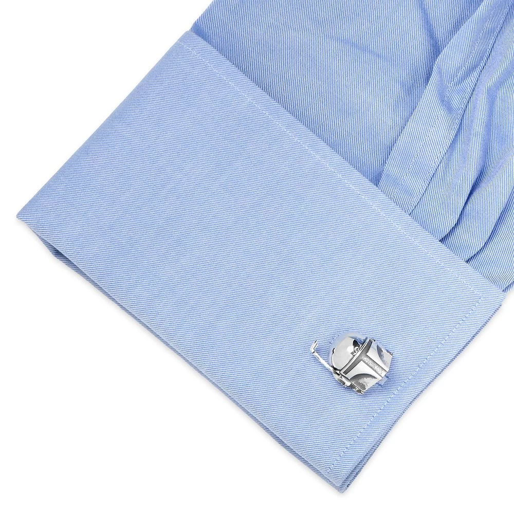 Disney Boba Fett Helmet Cufflinks – Star Wars 2 Disney Boba Fett Helmet Cufflinks – Star Wars - Image 2