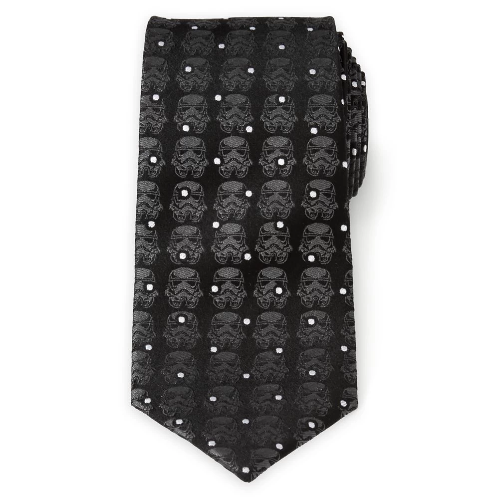 Disney Stormtrooper Black Dot Silk Tie For Adults – Star Wars 2 Disney Stormtrooper Black Dot Silk Tie For Adults – Star Wars - Image 2