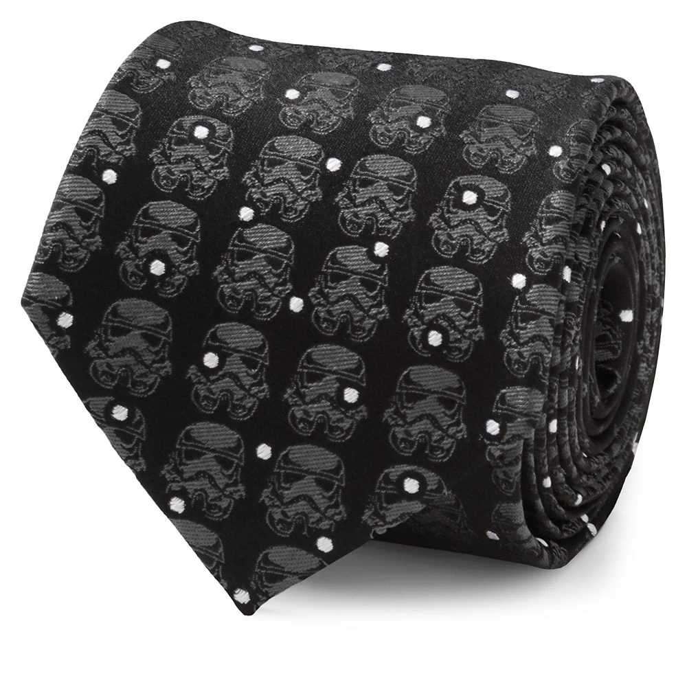 Disney Stormtrooper Black Dot Silk Tie For Adults – Star Wars 1 Disney Stormtrooper Black Dot Silk Tie For Adults – Star Wars