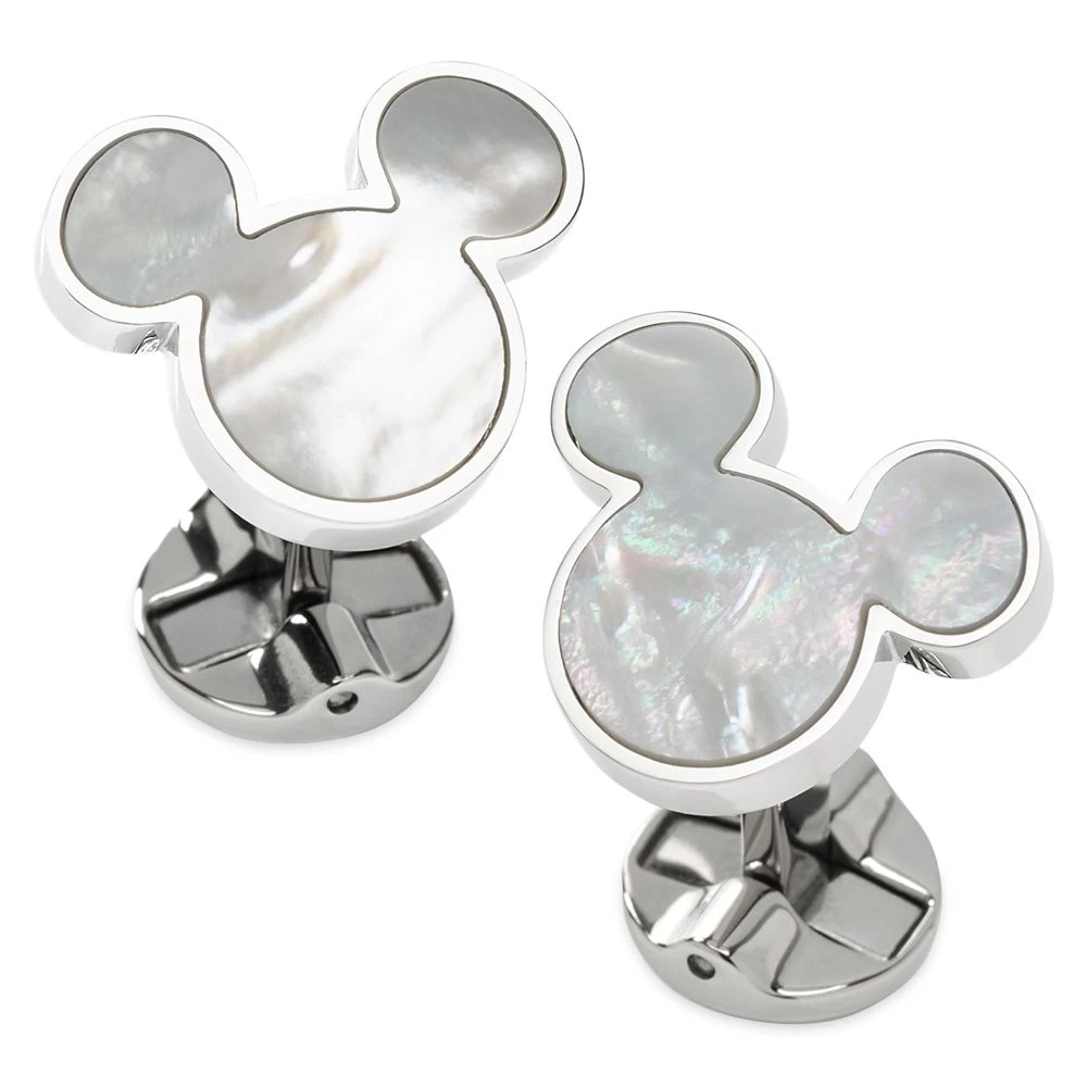 Disney Mickey Mouse Icon Mother Of Pearl Cufflinks 2 Disney Mickey Mouse Icon Mother Of Pearl Cufflinks - Image 2