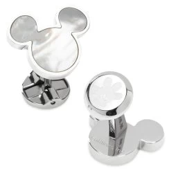 Disney Mickey Mouse Icon Mother Of Pearl Cufflinks