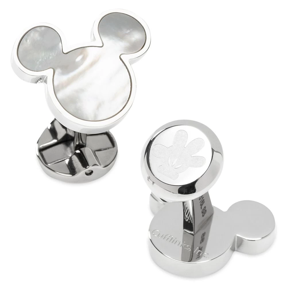 Disney Mickey Mouse Icon Mother Of Pearl Cufflinks 1 Disney Mickey Mouse Icon Mother Of Pearl Cufflinks