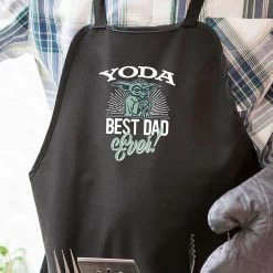Disney Yoda ''Best Dad Ever'' BBQ Apron Tote Pro Grill Set – Star Wars -Fashion Clothing Store 7002058734187 2