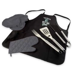 Disney Yoda ''Best Dad Ever'' BBQ Apron Tote Pro Grill Set – Star Wars