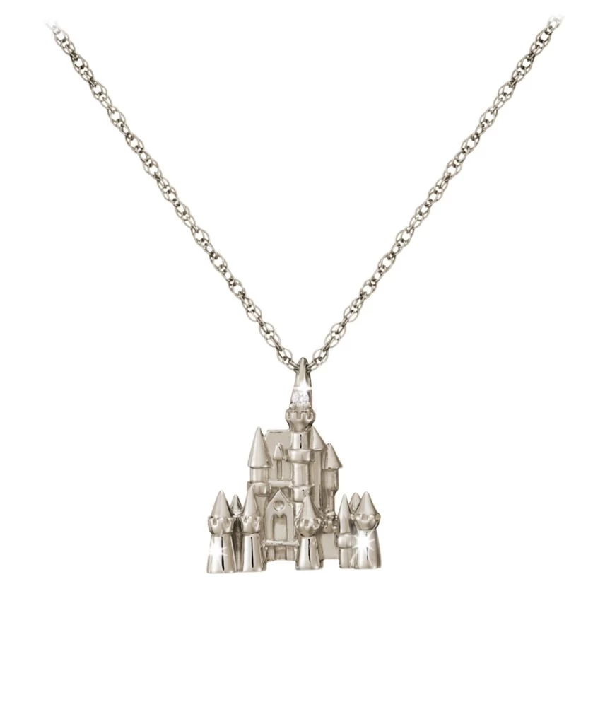 Disney Castle Necklace – 18 Karat Gold And Diamond 3 Disney Castle Necklace – 18 Karat Gold And Diamond - Image 3