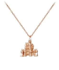Disney Castle Necklace – 18 Karat Gold And Diamond 7 Disney Castle Necklace – 18 Karat Gold And Diamond -Fashion Clothing Store 7401055320010 3