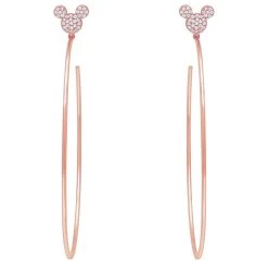 Disney Mickey Mouse Large Hoop Earrings By CRISLU