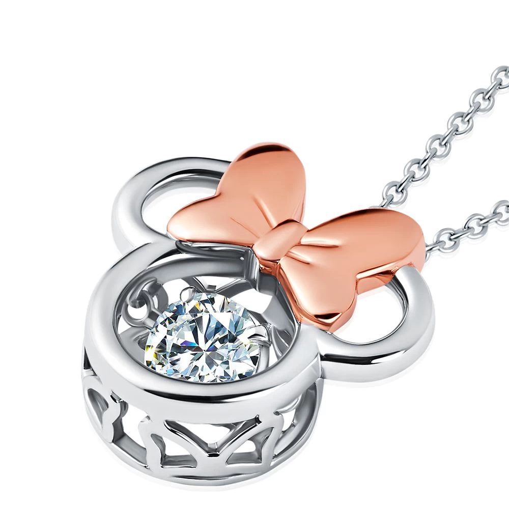 Disney Minnie Mouse Icon Necklace By CRISLU 2 Disney Minnie Mouse Icon Necklace By CRISLU - Image 2
