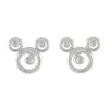 Disney Mickey Mouse Swirl Icon Earrings By Rebecca Hook