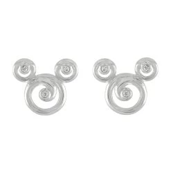 Disney Mickey Mouse Swirl Icon Earrings By Rebecca Hook