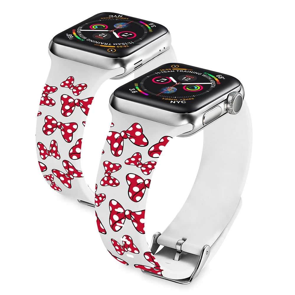 Disney Minnie Mouse Bows Smart Watch Band 1 Disney Minnie Mouse Bows Smart Watch Band