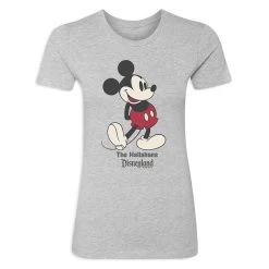 Women's Disneyland Standing Mickey Mouse T-Shirt – Customized -Fashion Clothing Store 7807055820349 2