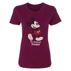 Women's Disneyland Standing Mickey Mouse T-Shirt – Customized -Fashion Clothing Store 7807055820349 7