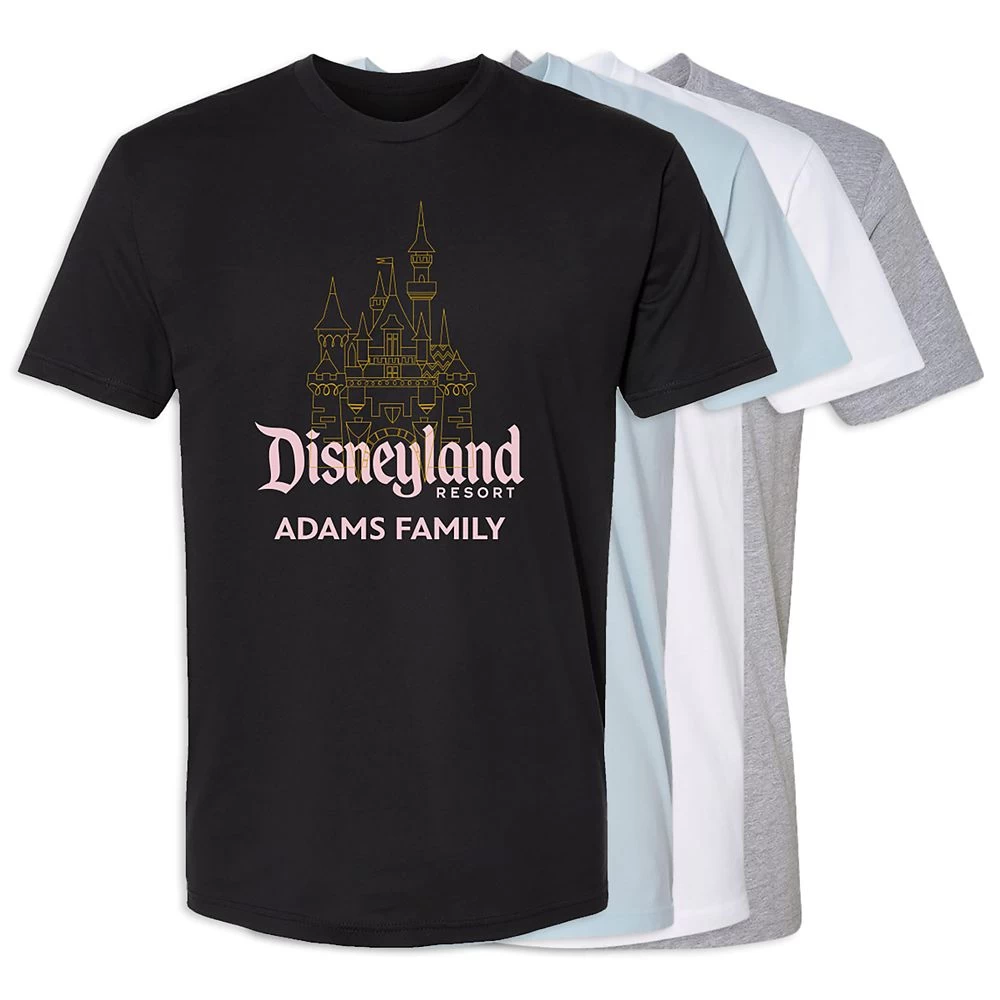 Adults' Sleeping Beauty Castle Disneyland T-Shirt – Customized 1 Adults' Sleeping Beauty Castle Disneyland T-Shirt – Customized