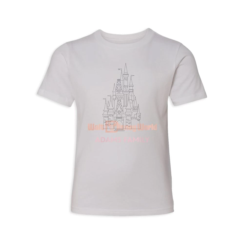 Kids' Cinderella Castle Walt Disney World T-Shirt – Customized 2 Kids' Cinderella Castle Walt Disney World T-Shirt – Customized - Image 2