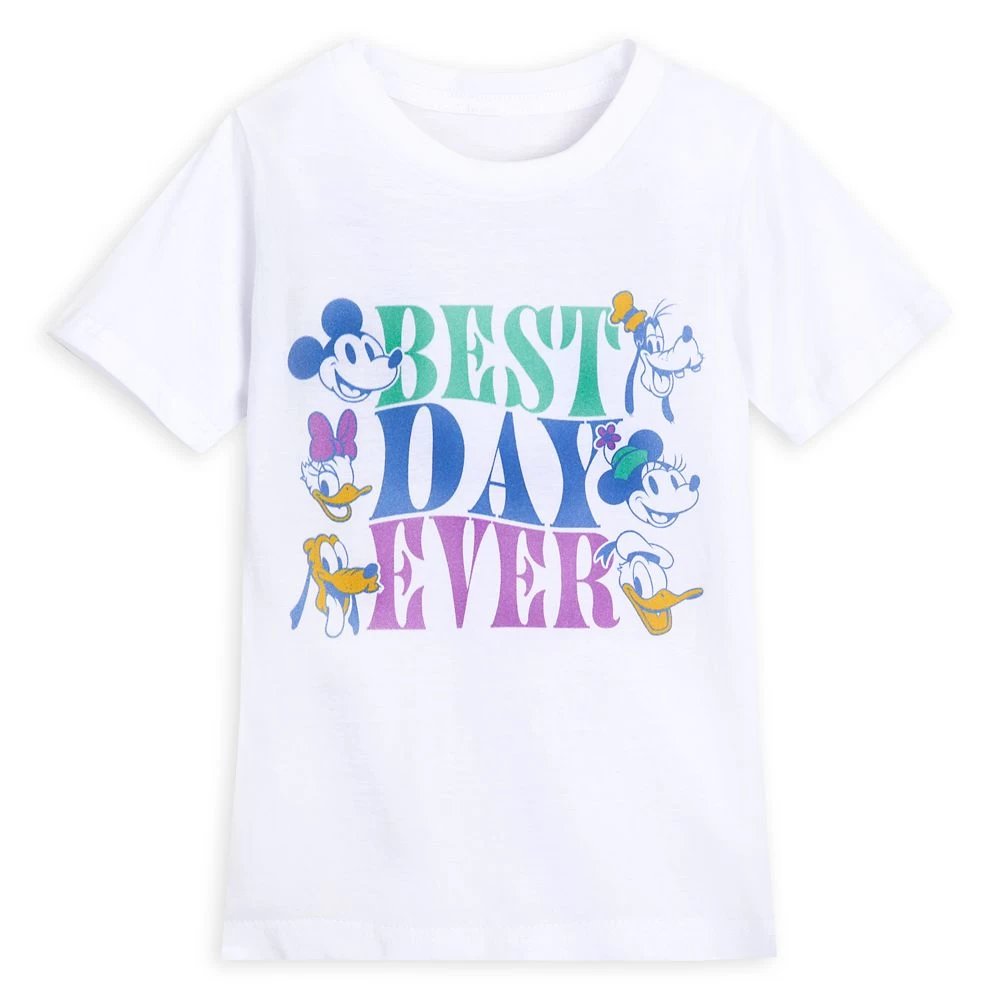 Disney Mickey Mouse And Friends ''Best Day Ever'' T-Shirt For Kids 1 Disney Mickey Mouse And Friends ''Best Day Ever'' T-Shirt For Kids