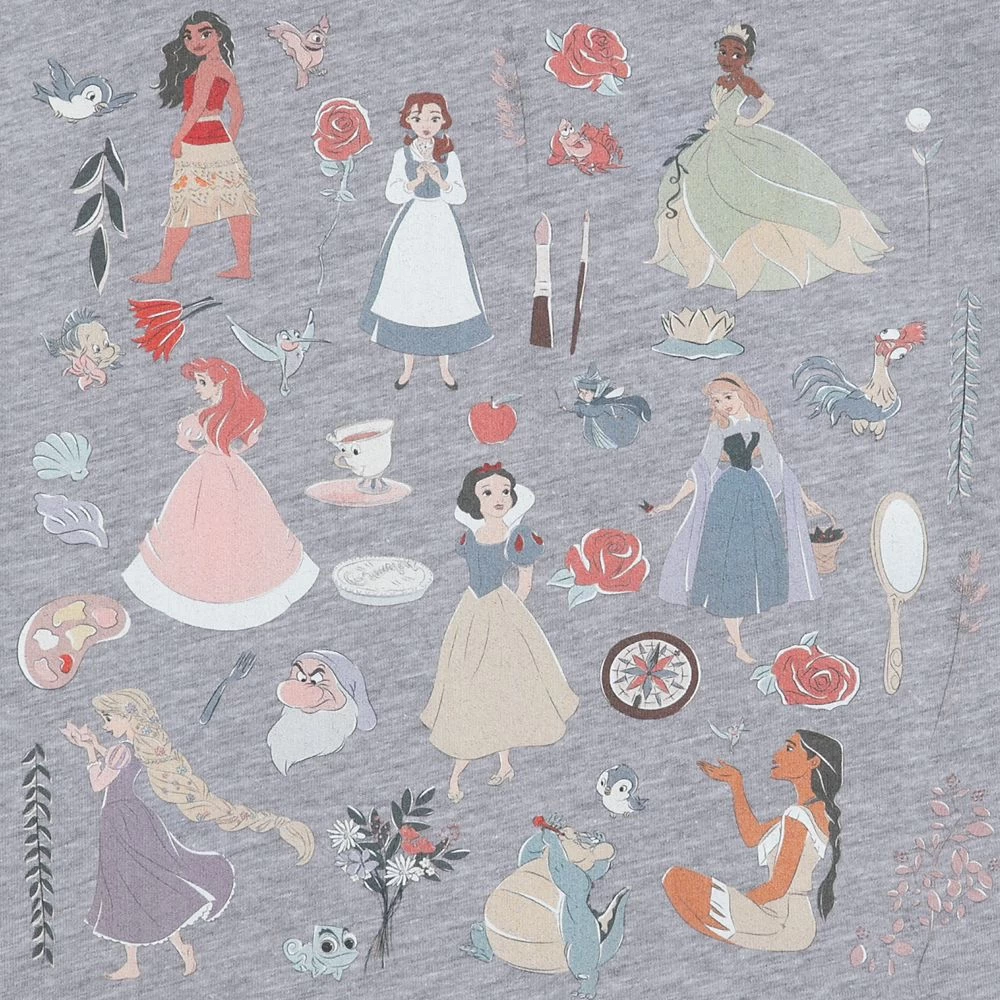 Disney Princess And Friends T-shirt For Kids 2 Disney Princess And Friends T-shirt For Kids - Image 2