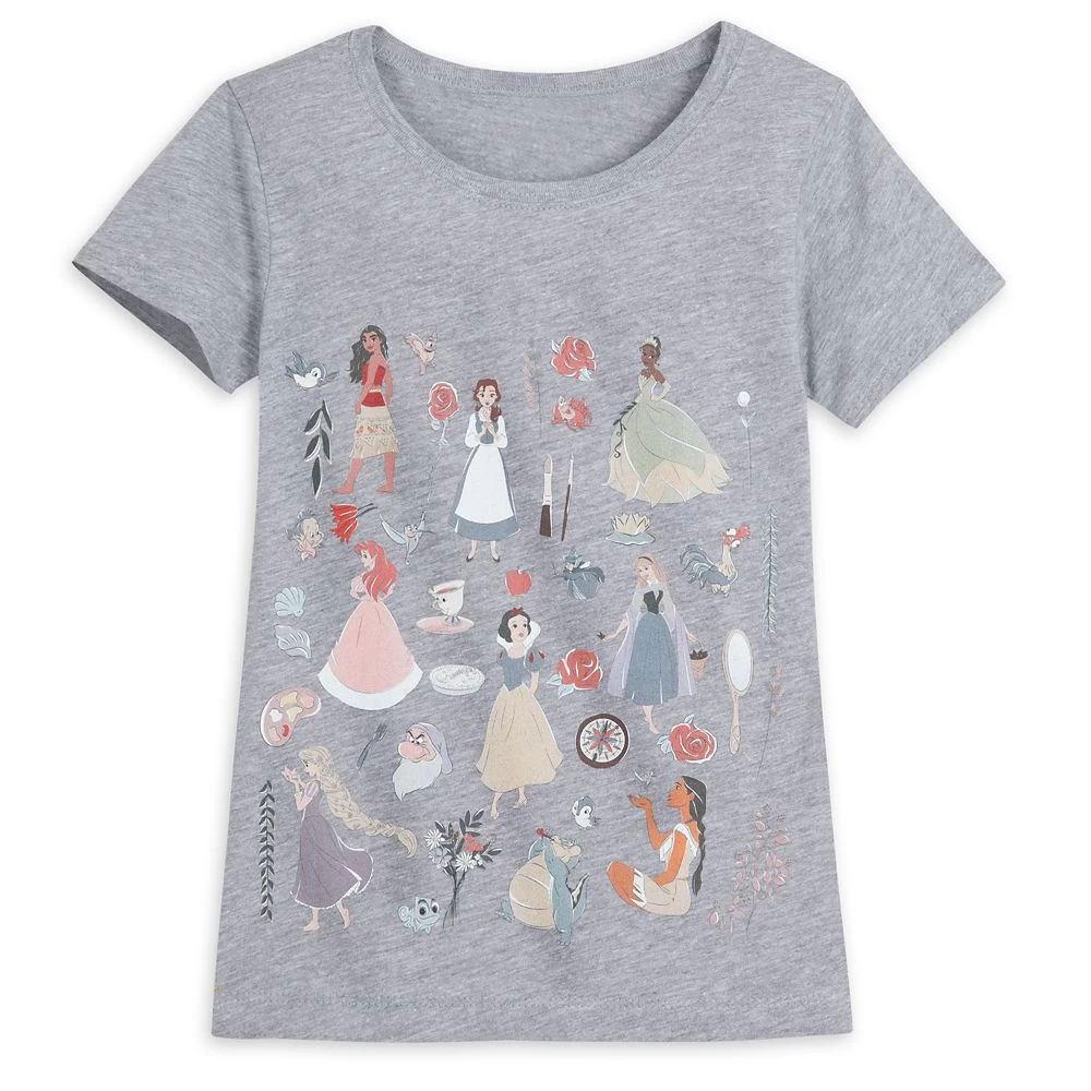 Disney Princess And Friends T-shirt For Kids 1 Disney Princess And Friends T-shirt For Kids