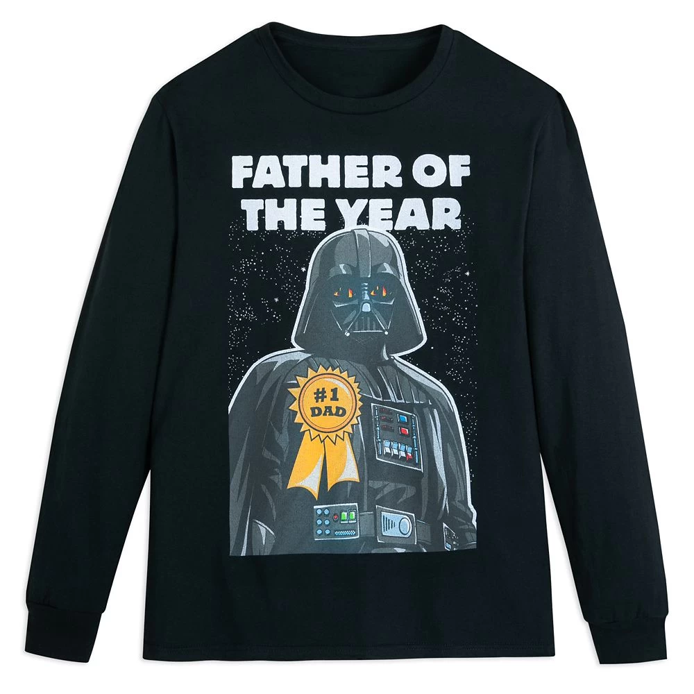 Disney Darth Vader ''Father Of The Year'' Long Sleeve T-Shirt For Men – Star Wars 1 Disney Darth Vader ''Father Of The Year'' Long Sleeve T-Shirt For Men – Star Wars