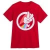 Mickey Mouse Peace Sign T-Shirt For Adults – Disney Pride Collection