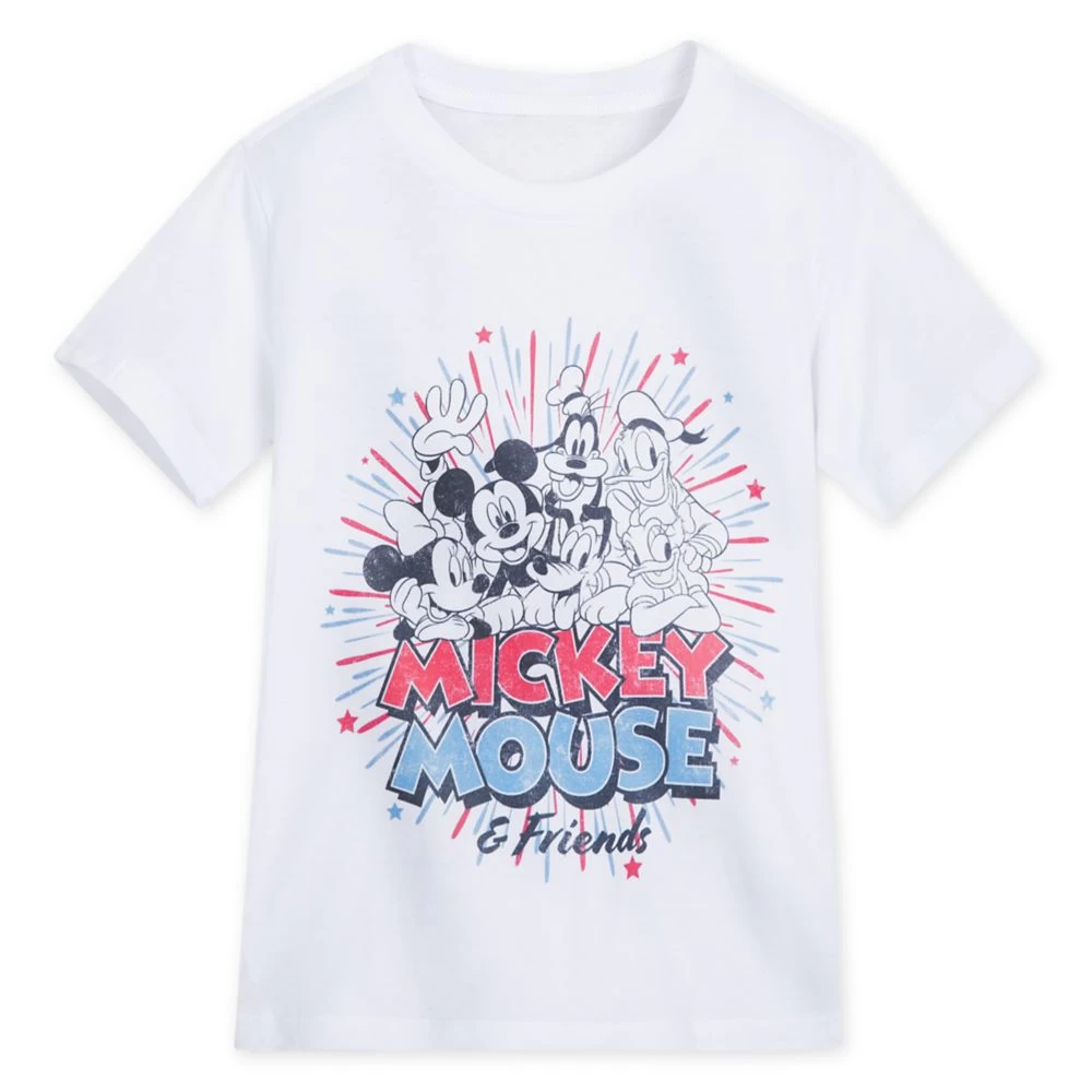 Disney Mickey Mouse And Friends Fireworks T-Shirt For Kids 1 Disney Mickey Mouse And Friends Fireworks T-Shirt For Kids
