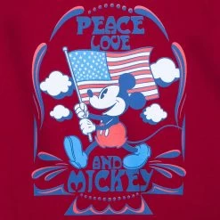 Disney Mickey Mouse Americana T-Shirt For Adults 7 Disney Mickey Mouse Americana T-Shirt For Adults -Fashion Clothing Store 7807107060515 3