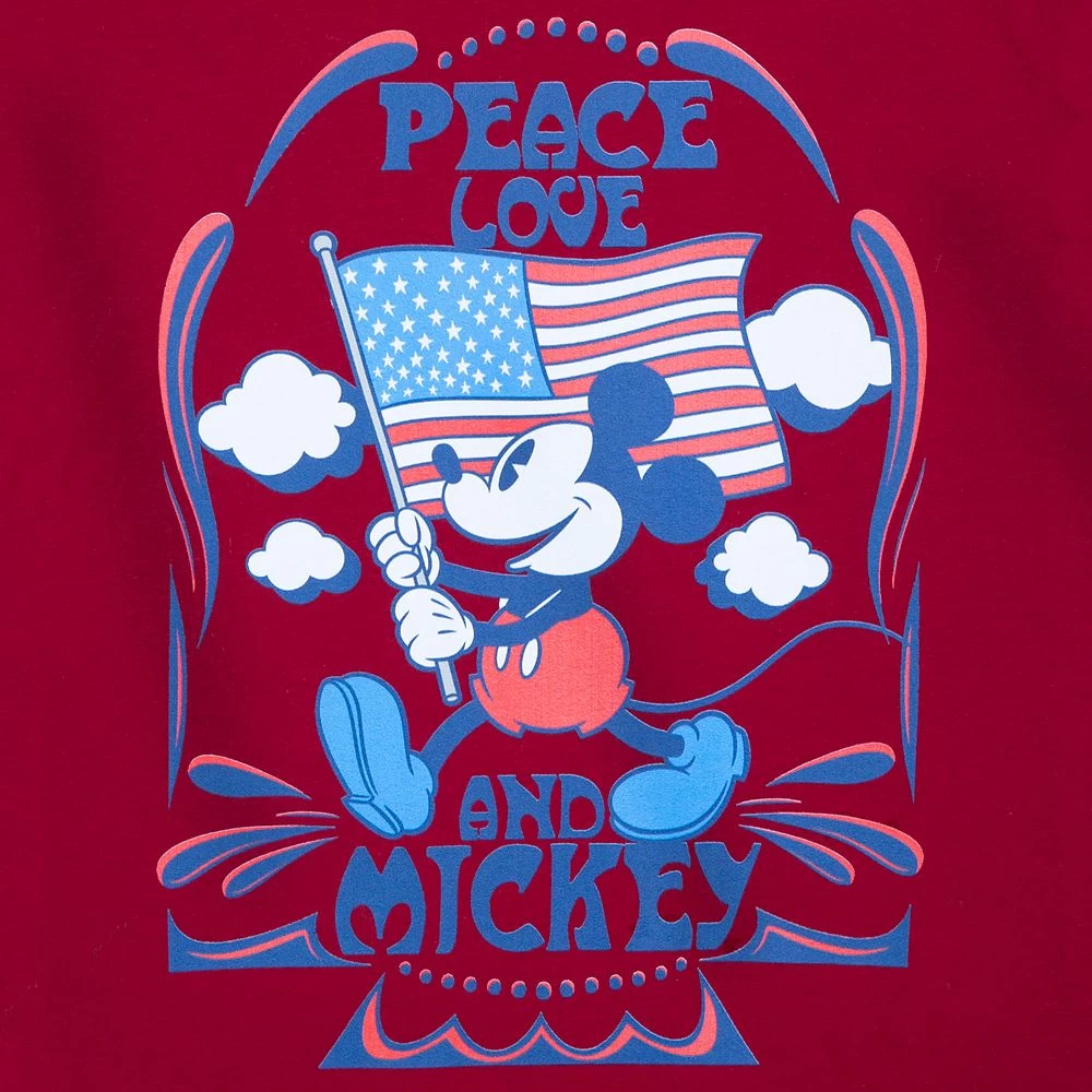 Disney Mickey Mouse Americana T-Shirt For Adults 4 Disney Mickey Mouse Americana T-Shirt For Adults - Image 4